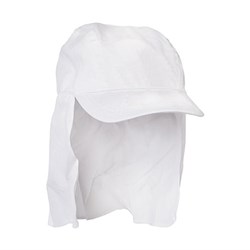 Cotton Legionnaire Hats White Single_2